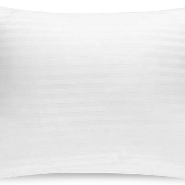 Down and Feathers Pillows King Size - Premium Soft Pillow Authentic Canadian White Goose Down 80% Feather 20% Down w/ 100% Cotton Cover for Comfort Luxury Experience - Fluffy & Easy Wash